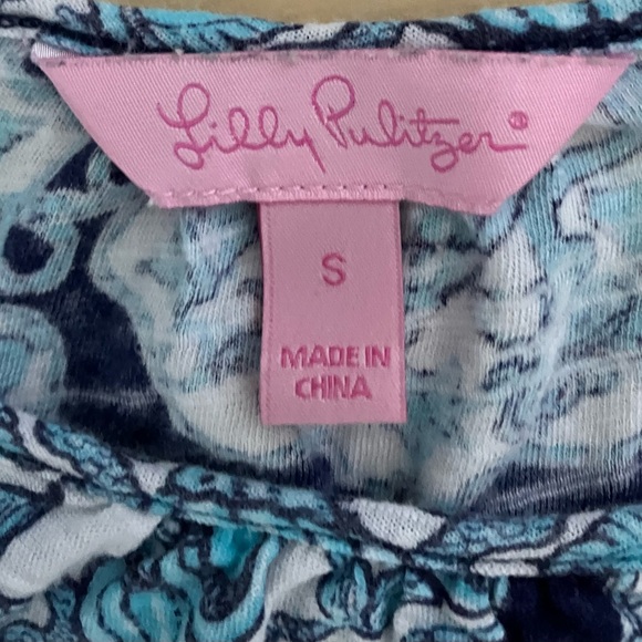 Lilly Pulitzer Hey Sailor Kori Nautical Blue Mini Dress Small - Picture 5 of 6